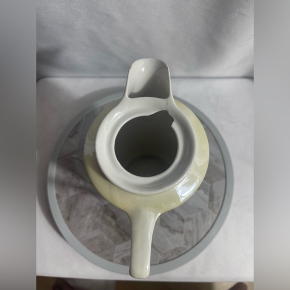 Vintage Three Crown China Rose Pitcher & 4 Cup Set Germany Gold Trim 1920's - Picture 10 of 10